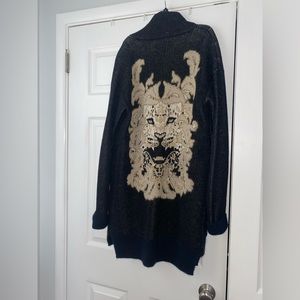 Juicy Couture 2000s Lion Mohair/Cashmere Blend Cardigan